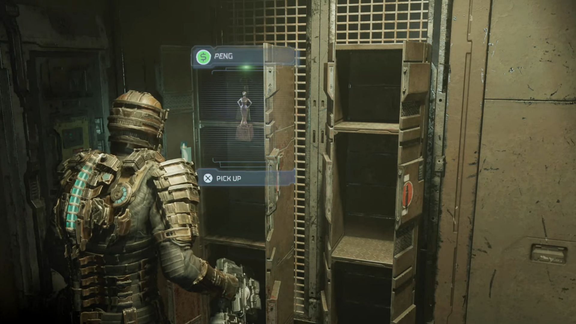 Dead Space has a lot of returning easter eggs, including the Peng Treasure (Image via YouTube/HarryNinetyFour)