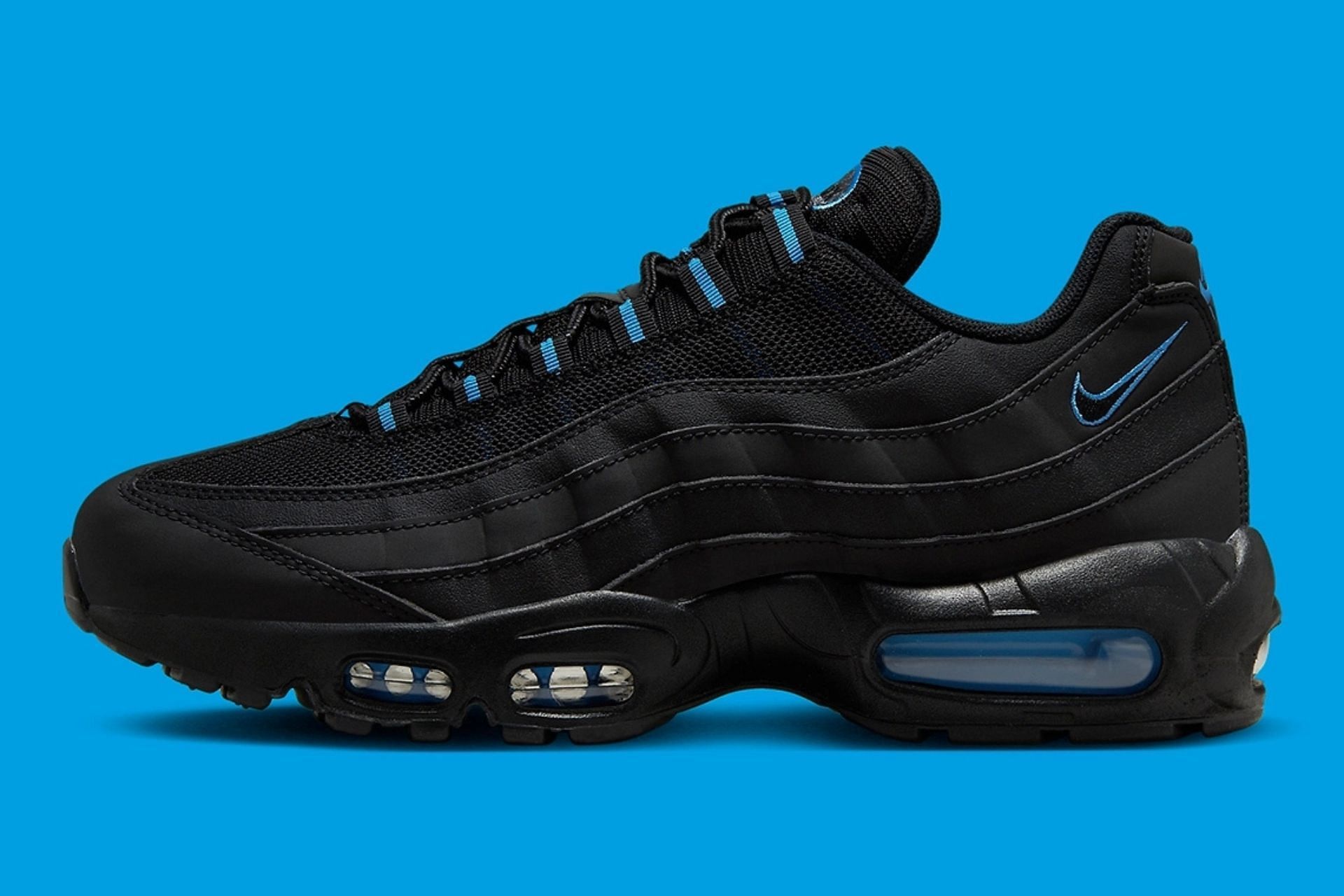 plantageejer Konklusion vil beslutte Air Max 1: Nike Air Max 95 "Black/University Blue" shoes: Where to buy,  price, and more details explored