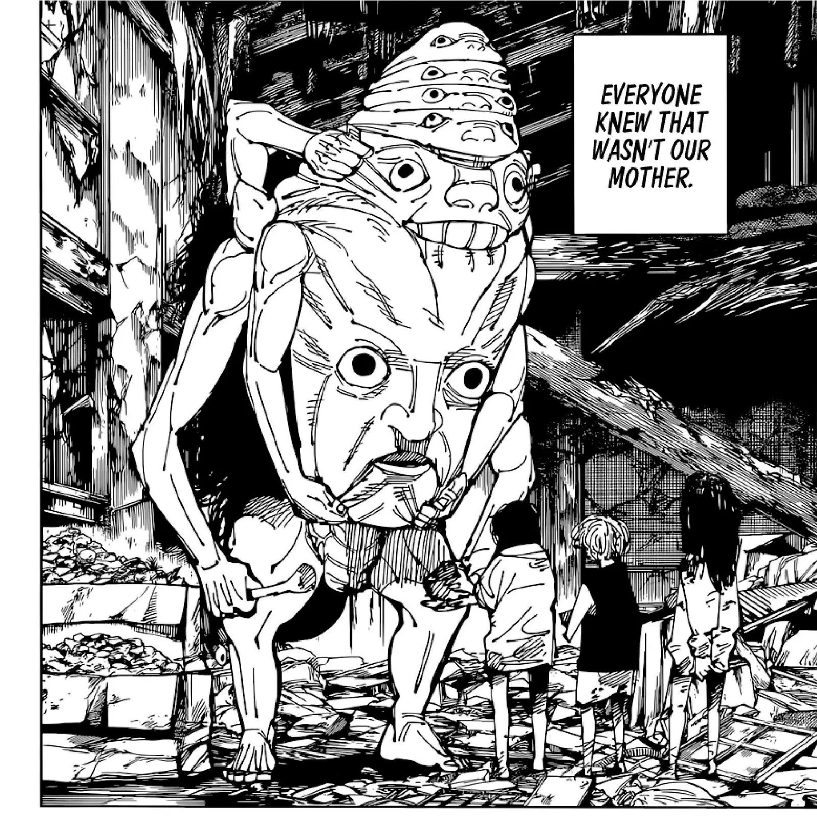 Jujutsu kaisen chapter 210 reveals hana s past yuji and megumi decide