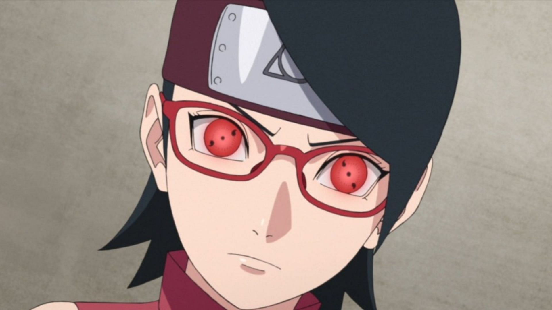 Sarada Uchiha as seen in Boruto: Naruto Next Generaions (Image via Studio Pierrot)
