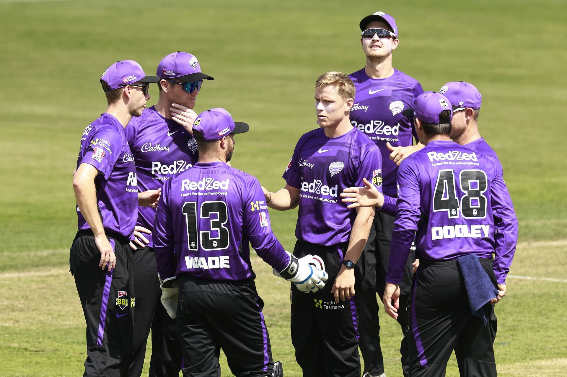 Matthew Wade Captain Hobart Hurricane Look Editorial Stock Photo