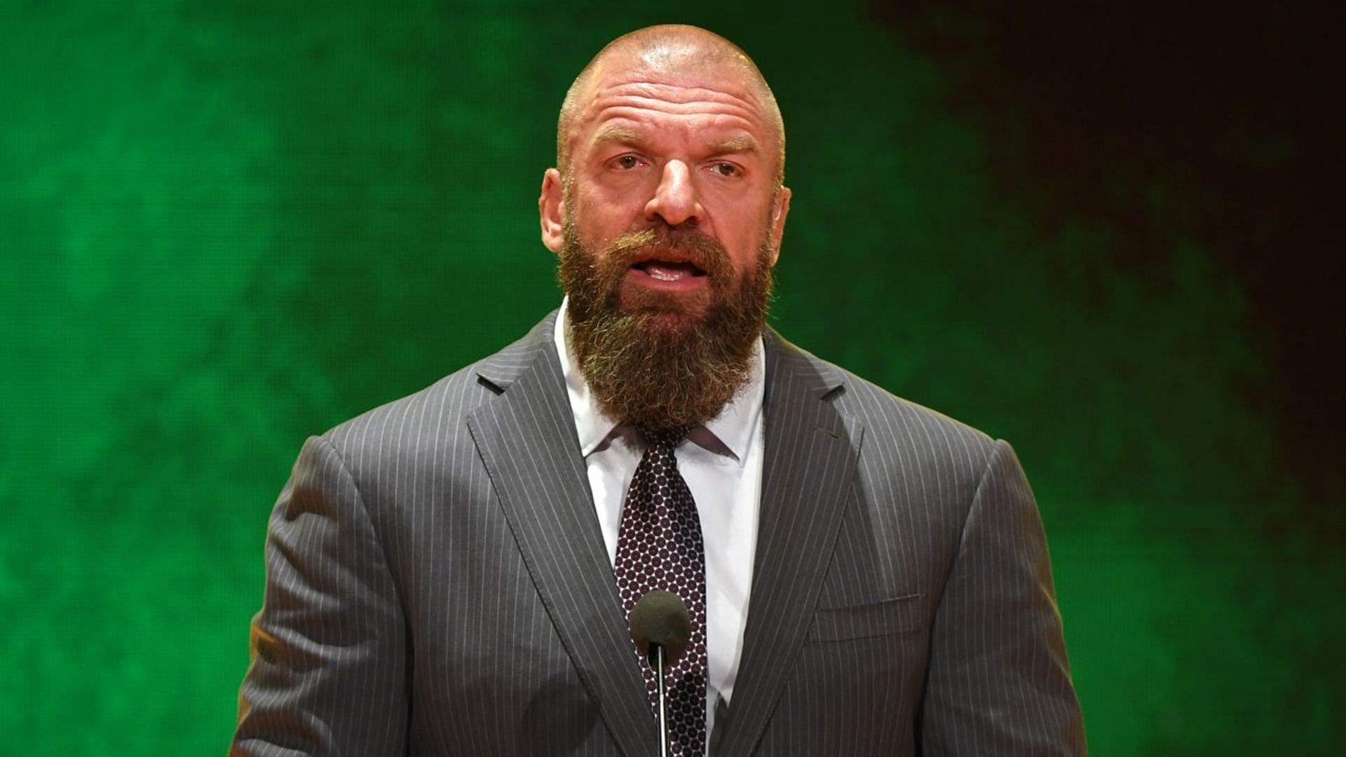 Triple H is the head of creative in WWE.