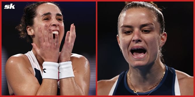 "F**k's sake how can I play line? You think I have a Playstation" - Maria Sakkari during United Cup loss to Martina Trevisan
