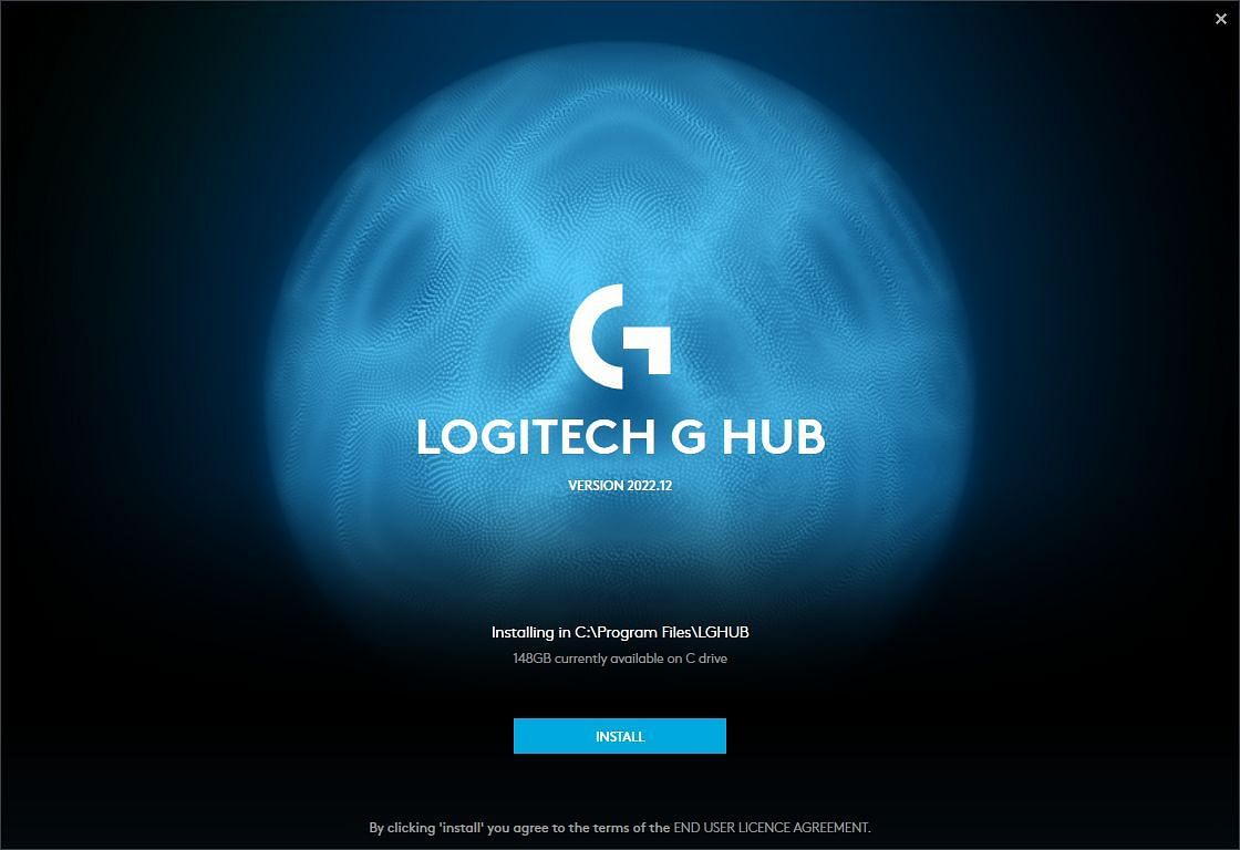 Installing Logitech G Hub (Image via Logitech)