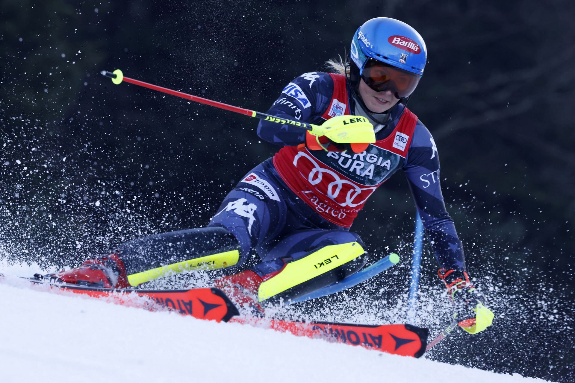 Shiffrin at the FIS Alpine Ski World Cup - Women&#039;s Slalom