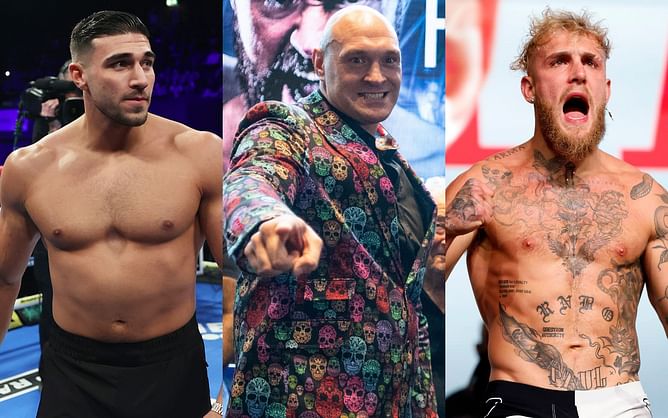 WATCH: Tyson Fury shares wholesome moment with Jake Paul despite explosive faceoff with Tommy Fury