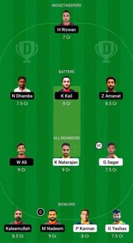 Ghubrah Giants vs Ruwi Rangers Fantasy Suggestion Team 2