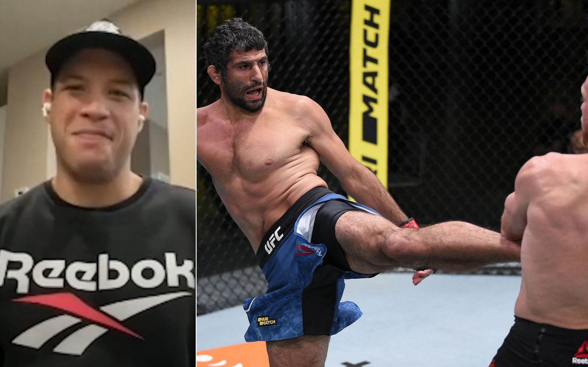 Neiman Gracie (Left), and Beneil Dariush (Right) {Photo credit: Sportskeeda MMA Originals - YouTube}