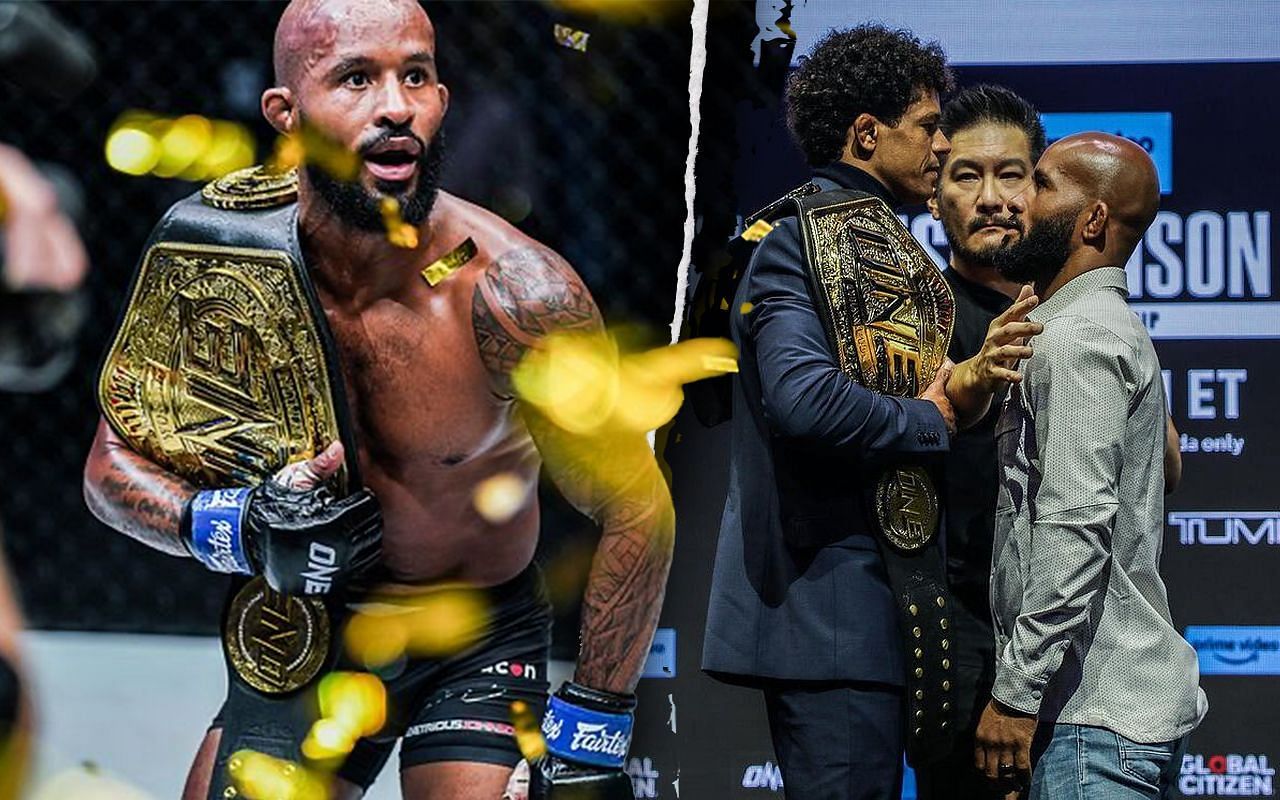 (left) Demetrious Johnson and (right) Adriano Moraes [Credit: ONE Championship]