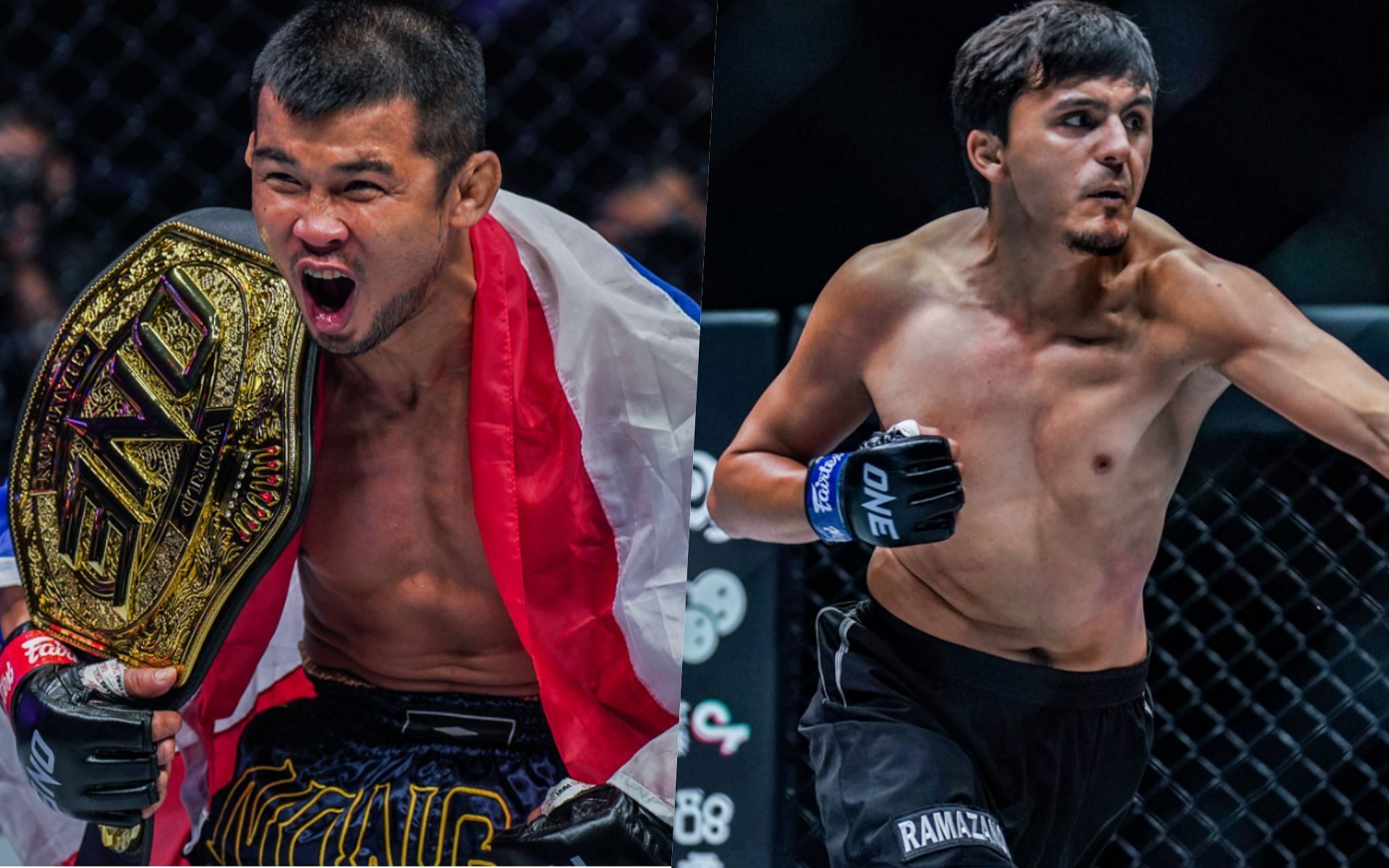 Nong-O Gaiyanghadao (L) and Alaverdi Ramazanov (R) will headline ONE