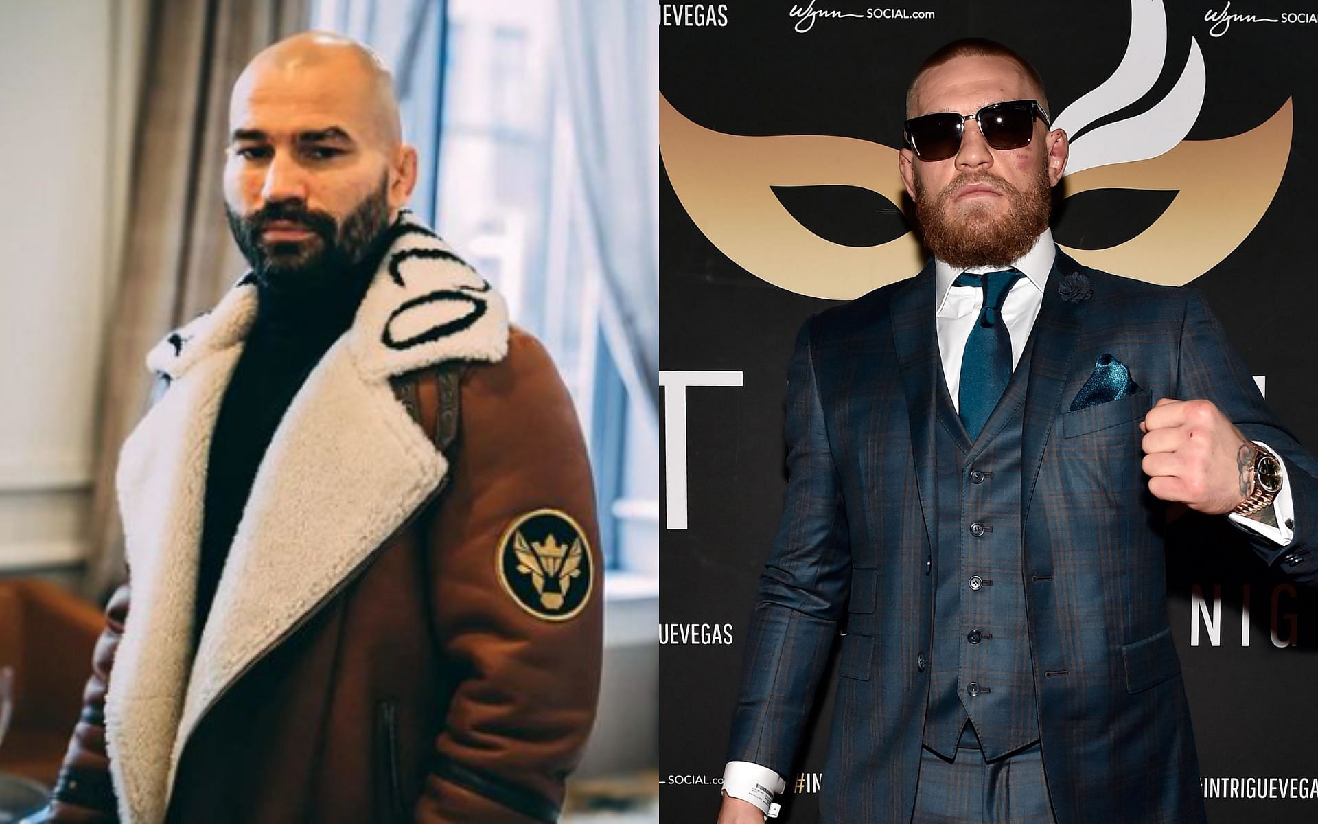 Aretm Lobov (left) and Conor McGregor (right) (Image credits Getty Images and @RushHammerMMA on Twitter)