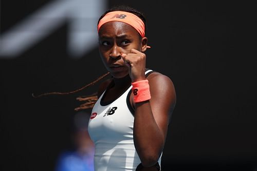 Coco Gauff at the 2023 Australian Open.