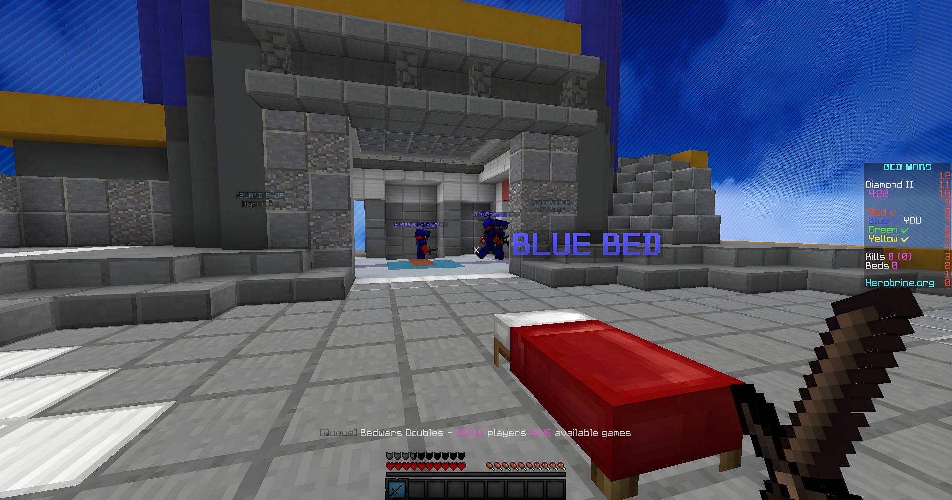 No registration Bed Wars Minecraft Servers, monitoring