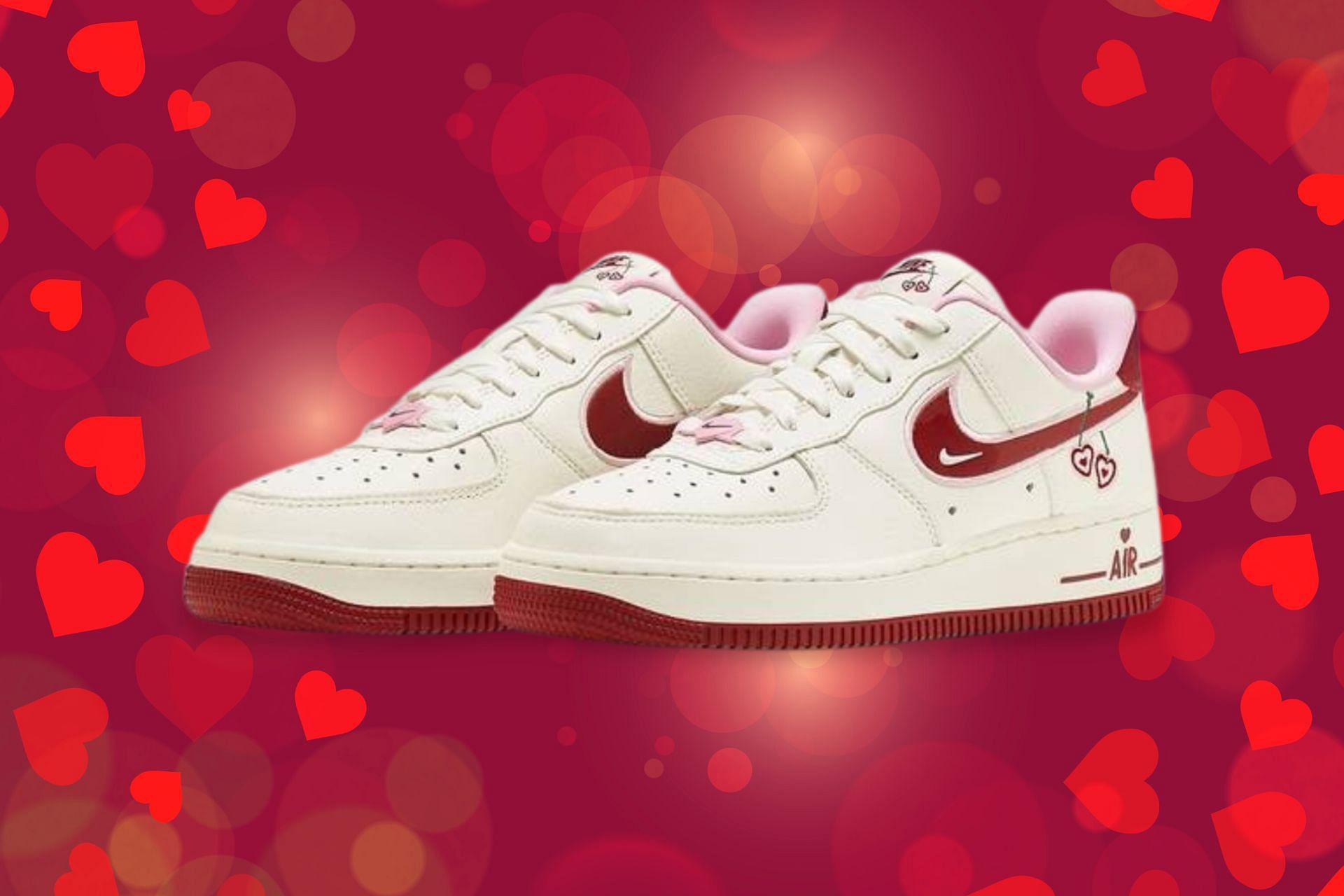 Air Force 1: Nike Air Force 1 "Valentine's Day" shoes: buy, and more details explored