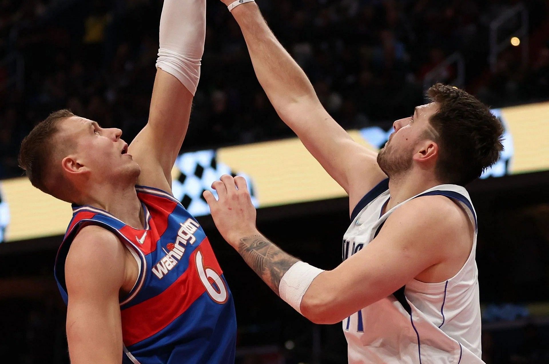 Kristaps Porzingis and Luka Doncic