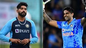 Suryakumar Yadav hilariously congratulates Mohammed Siraj on becoming World No. 1 ODI bowler