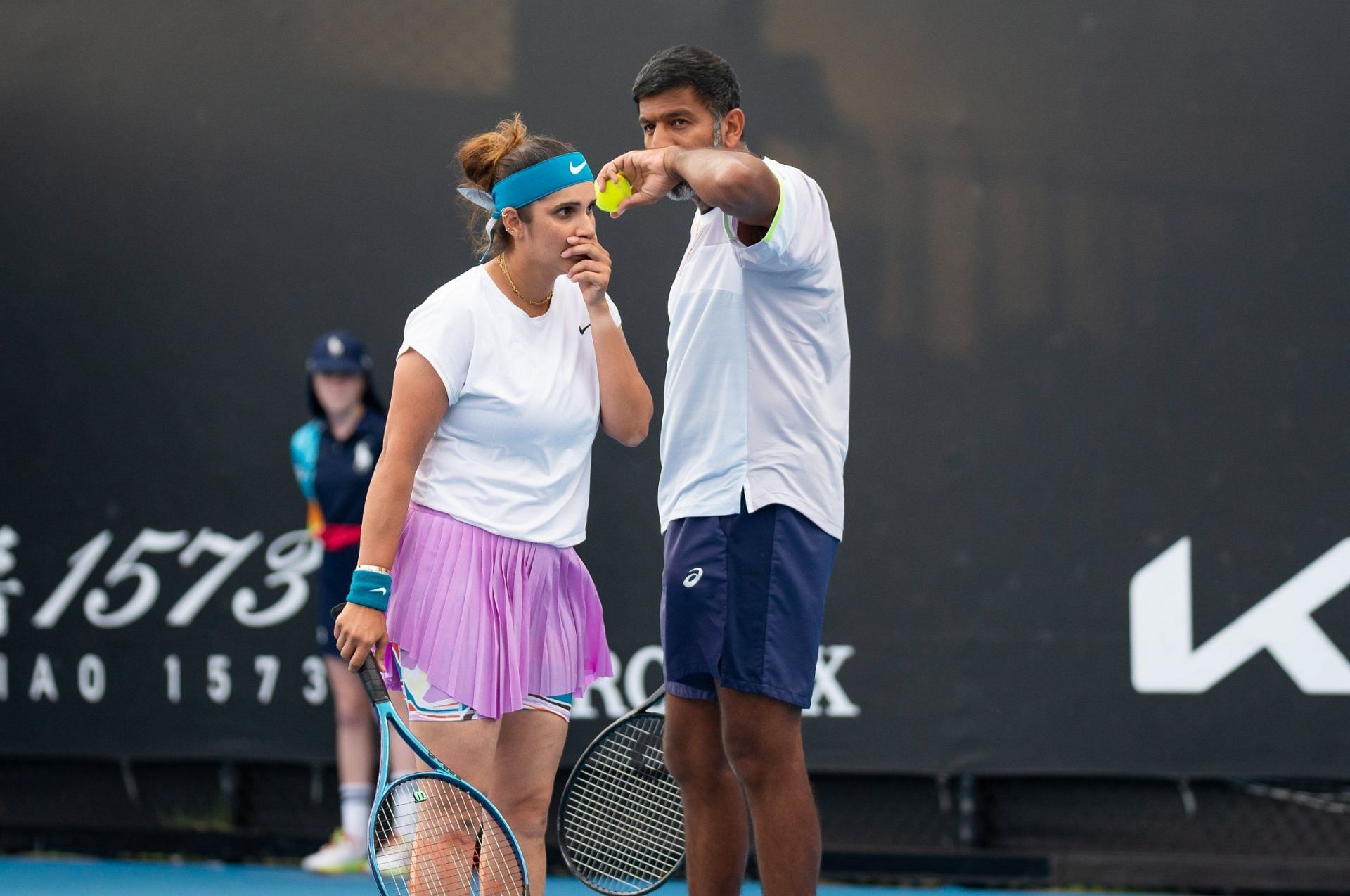 सानिया मिर्जा ने अपने करियर का पहला मिक्स्ड डबल्स मैच रोहन बोपन्ना के साथ खेला था। (सौ. - ITD)