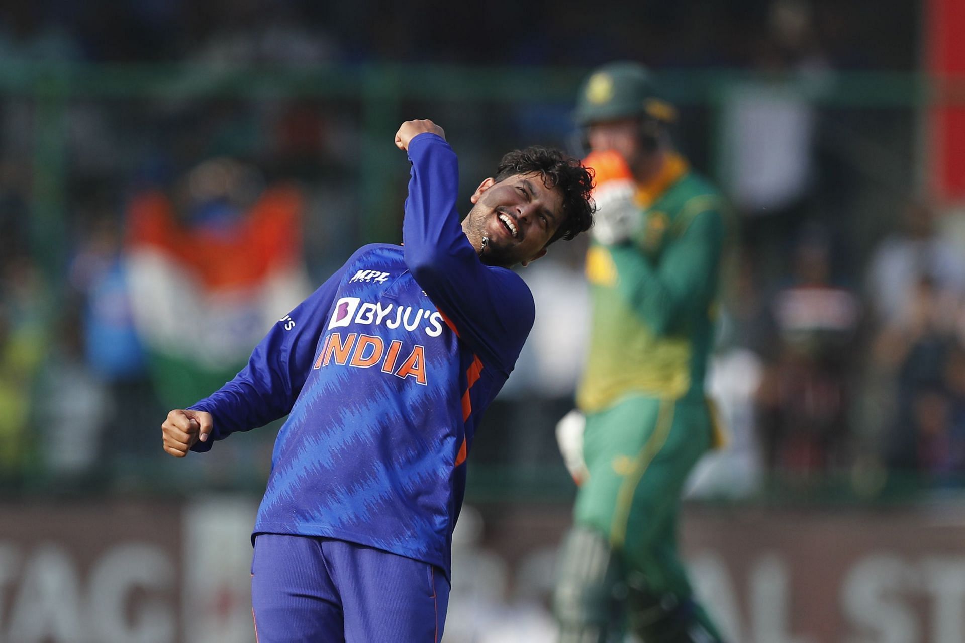 Kuldeep Yadav has been in terrific form across all formats lately. Pic: Getty Images