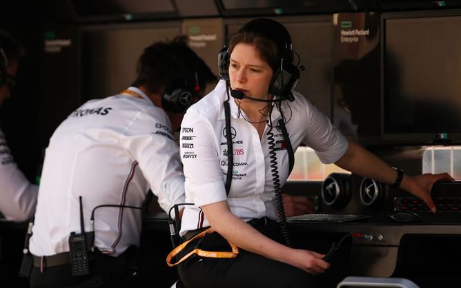 Who is Rosie Wait? Mercedes lady who took Lewis Hamilton to victory set to become Silver Arrows' newest race engineer