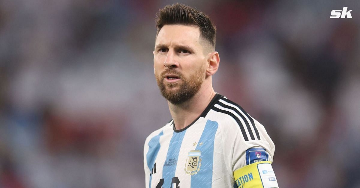 Argentina captain Lionel Messi in action