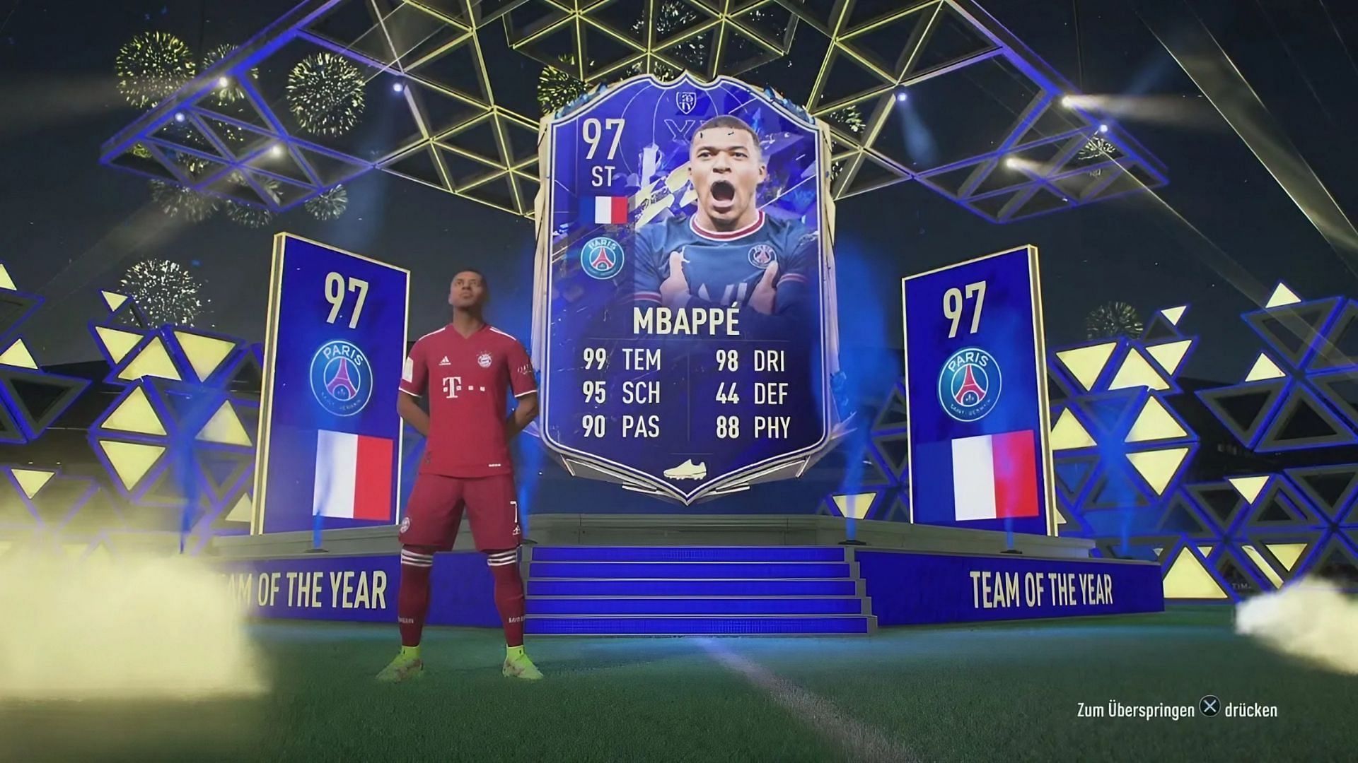 The likes of Kylian Mbappe is rumored to make a reappearance in FIFA 23 TOTY (Image via EA Sports)