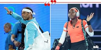 "Rafael Nadal is out, they need somebody else" - Coco Gauff jokes on playing every Australian Open match on Rod Laver