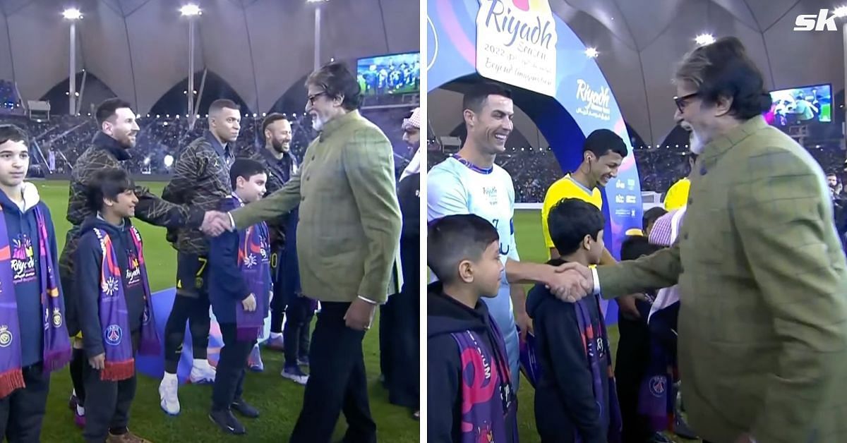 Amitabh Bachchan met Cristiano Ronaldo and Lionel Messi