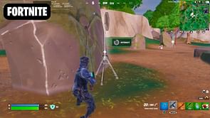 How to plant star sensors and cosmic monitor in Fortnite Chapter 4