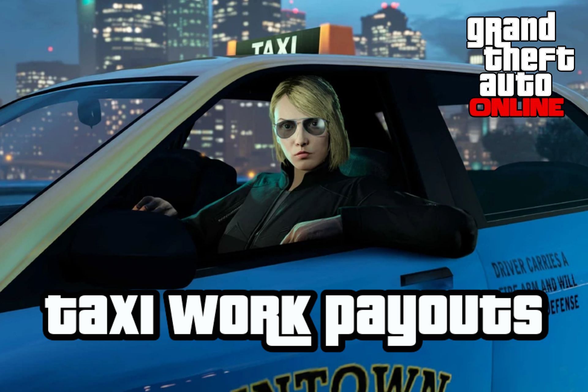 The Taxi Work missions are a new way to earn money in GTA Online (Image via Rockstar Games)