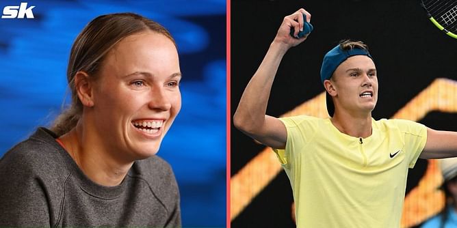 Caroline Wozniacki cheers on fellow Dane Holger Rune, keeping close eye on action at Australian Open 2023