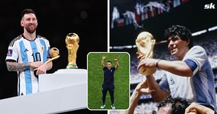 "Best in history" - Lionel Scaloni chooses between Argentina legends Lionel Messi and Diego Maradona