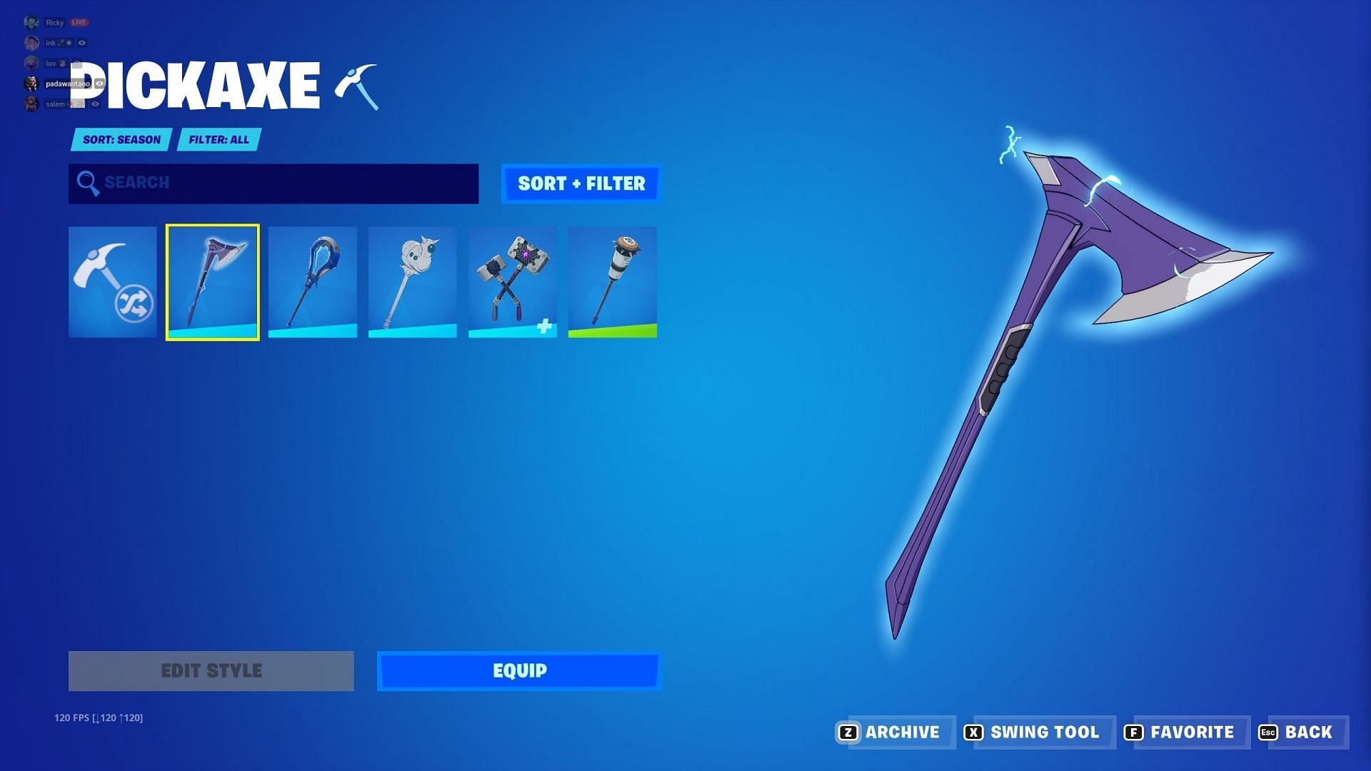 Gohan&#039;s Beast Axe comes with the new Fortnite x Dragon Ball collab (Image via Epic Games)