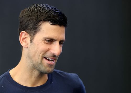 Novak Djokovic at the 2023 Adelaide International previews