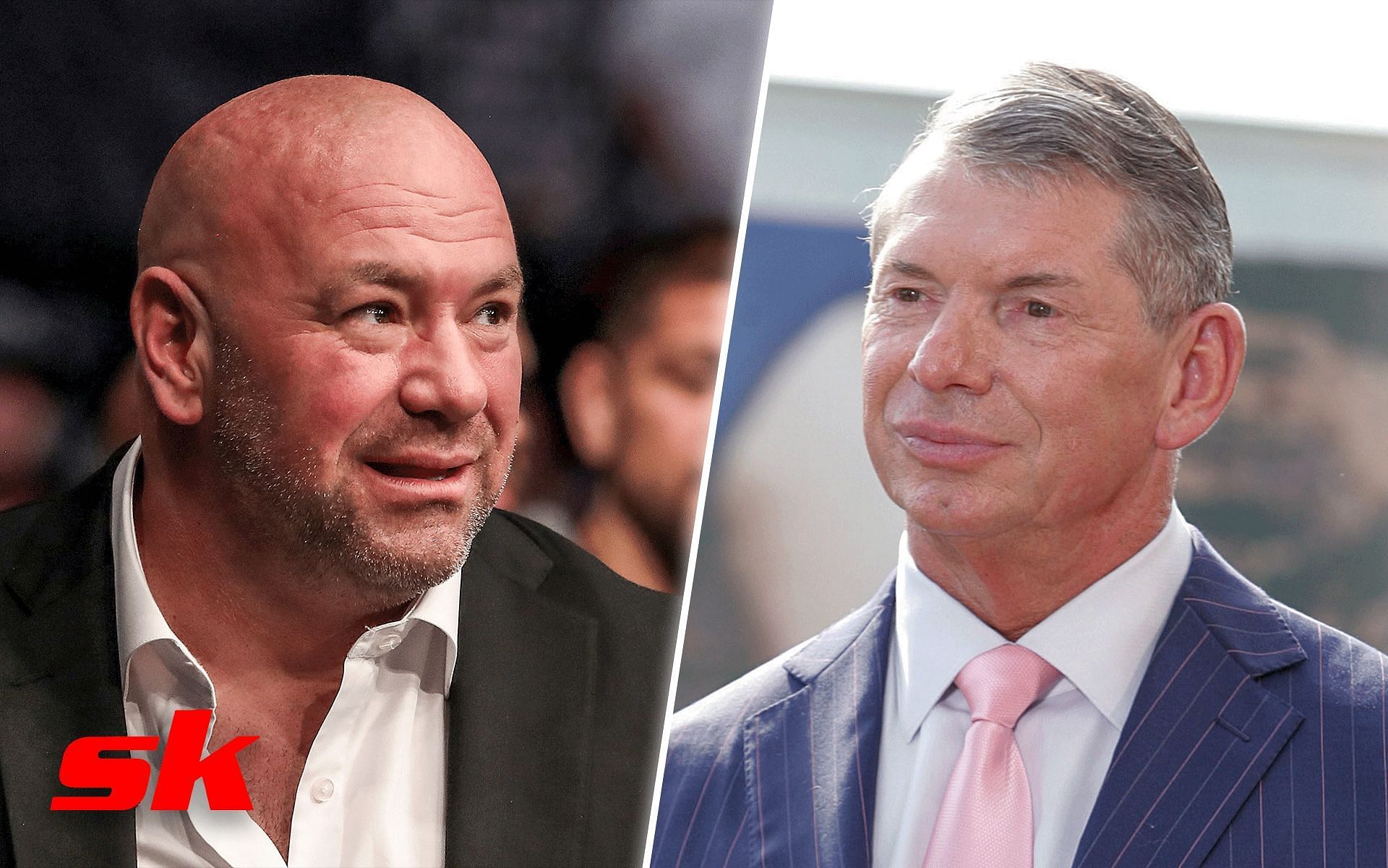 Dana White (Left), Vince McMahon (Right) [Image courtesy: Getty]