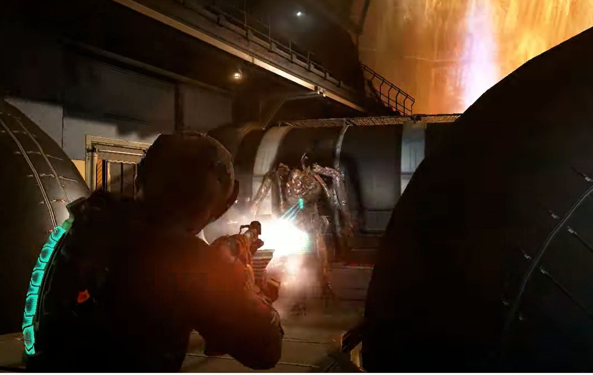 Read along to know where to access the mighty Contact Beam in Dead Space remake (Images via zxubair/ You Tube)