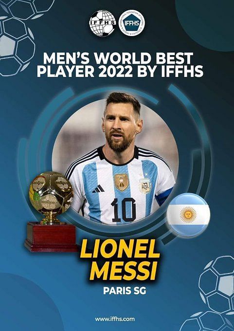 PSG superstar Lionel Messi named IFFHS Men's World's Best Player