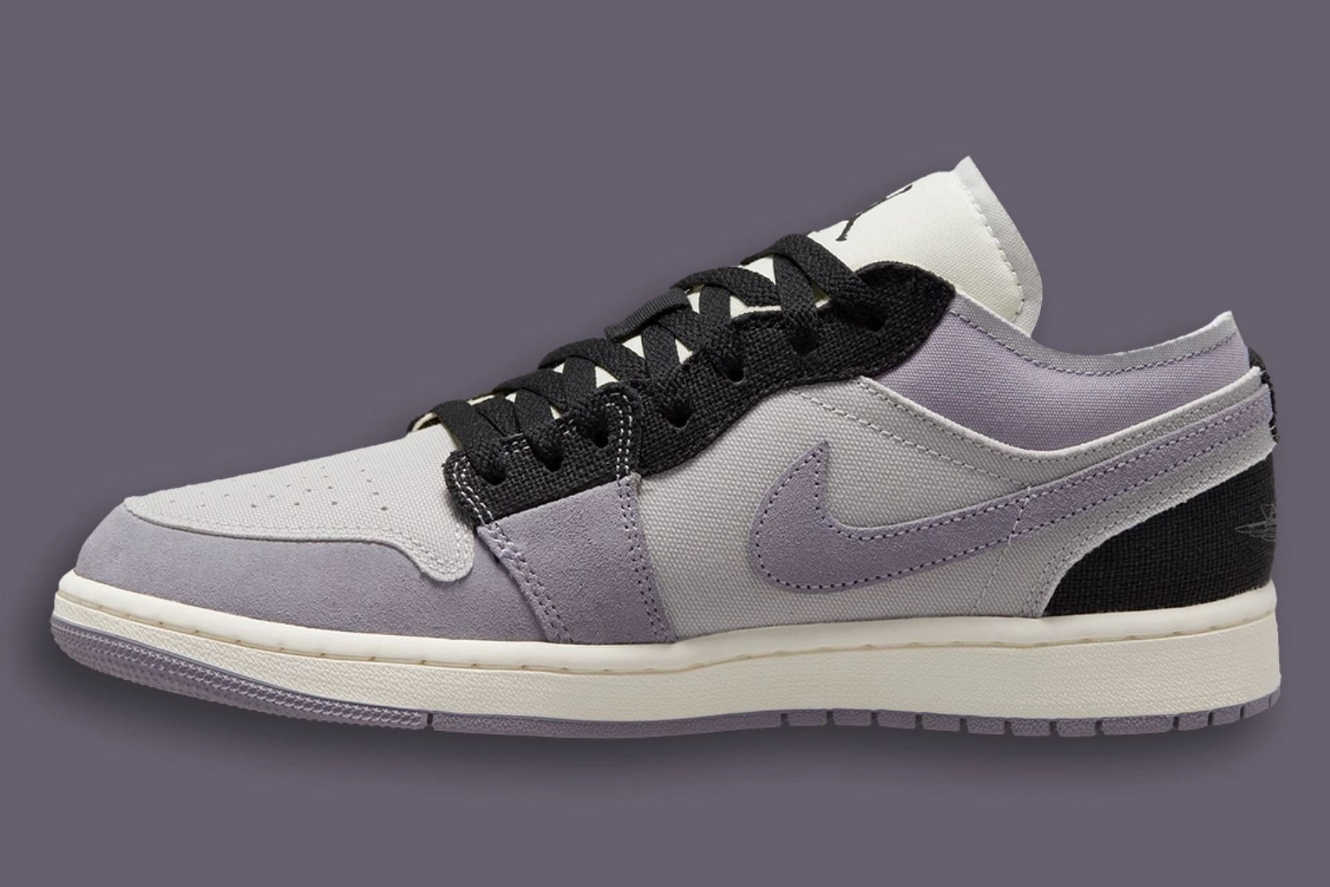 Nike Air Jordan 1 Craft &quot;Grey / Black&quot; sneakers (Image via Nike)