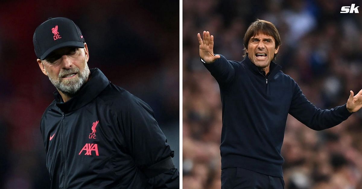 Liverpool manager Jurgen Klopp and Tottenham Hotspur boss Antonio Conte