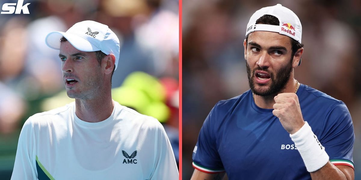 Andy Murray will lock horns will Matteo Berrettini in the opening round of the Australian Open