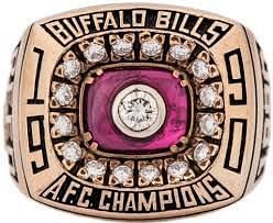 1993 Buffalo Bills AFC Championship Ring