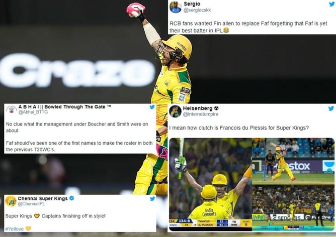 RCB नहीं CSK की जर्सी चाहिए...फाफ डू प्लेसी के धुआंधार शतक को लेकर ट्विटर पर प्रतिक्रियाएं