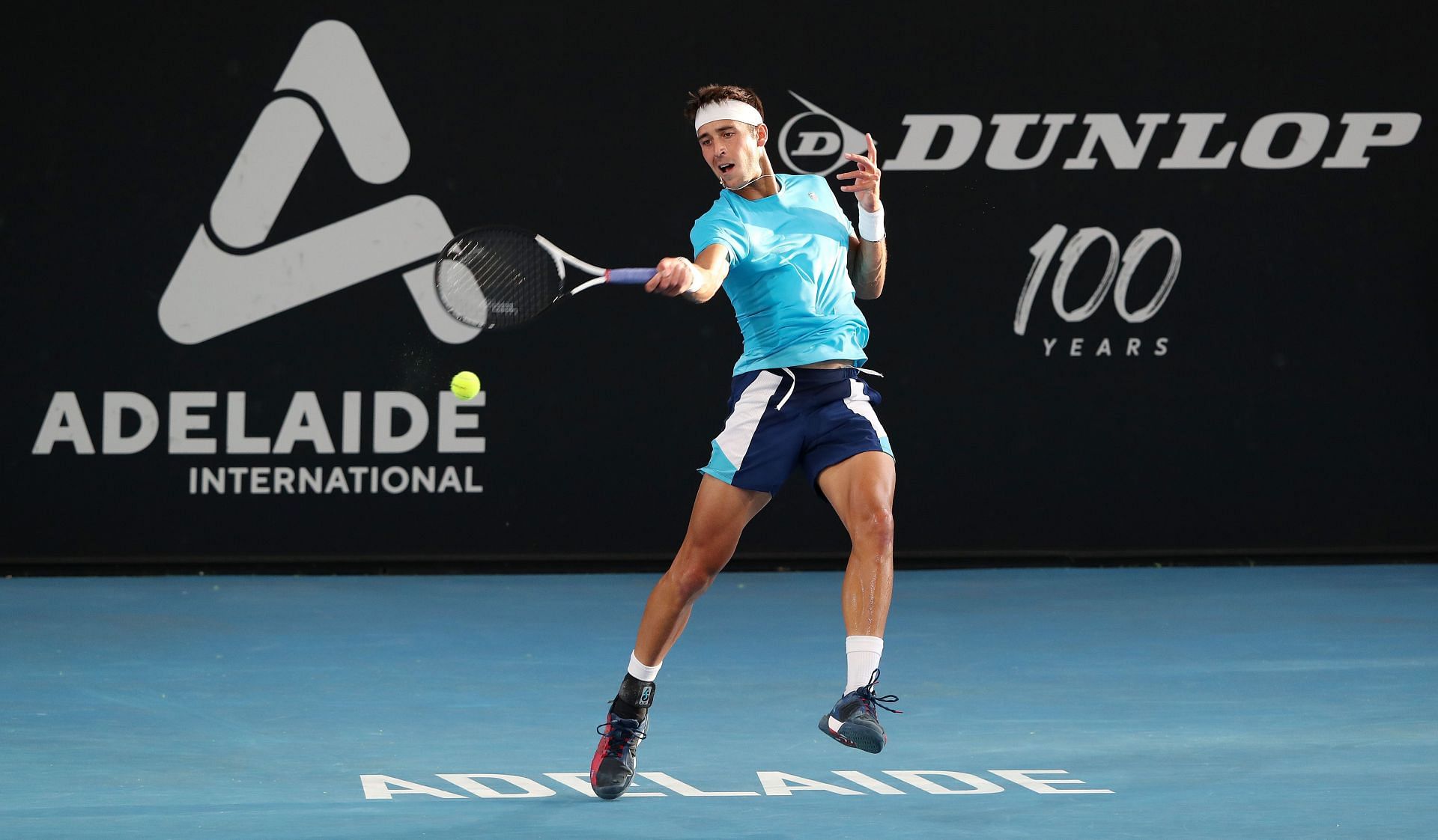 Tomas Martin Etcheverry at the 2023 Adelaide International 2.