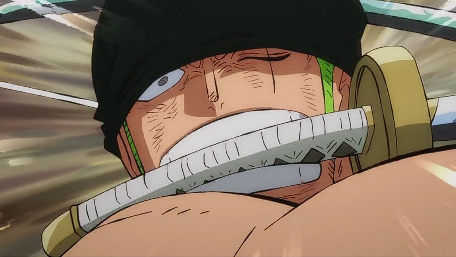 Zoro in One Piece episode 1047 (Image via Toei Animation)