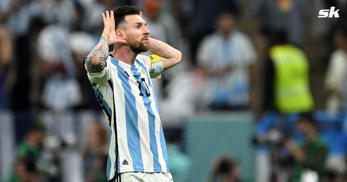 Lionel Messi makes revelation about his famous celebration during win over Netherlands