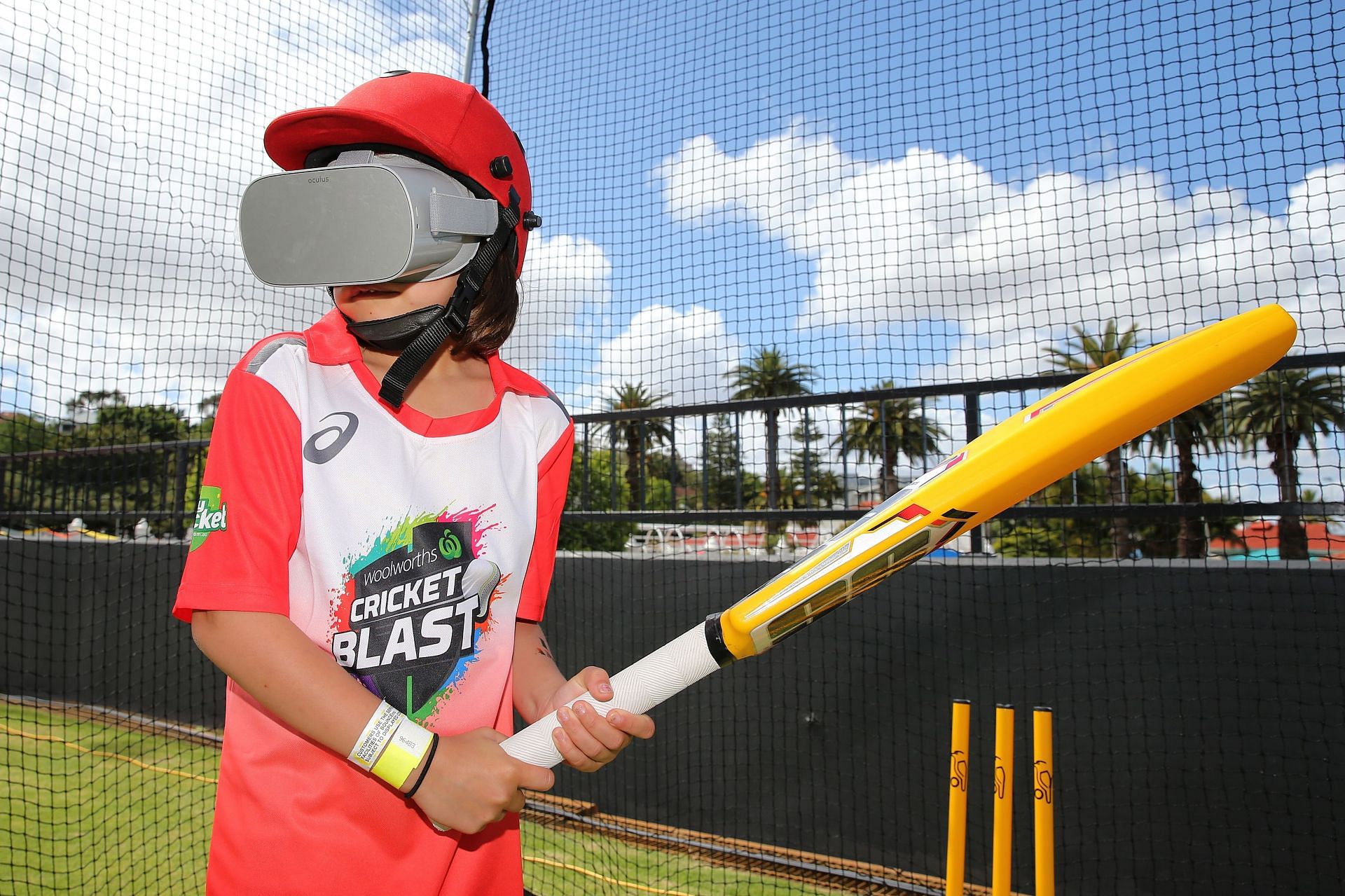 Use of VR in cricket training (Image via Getty)