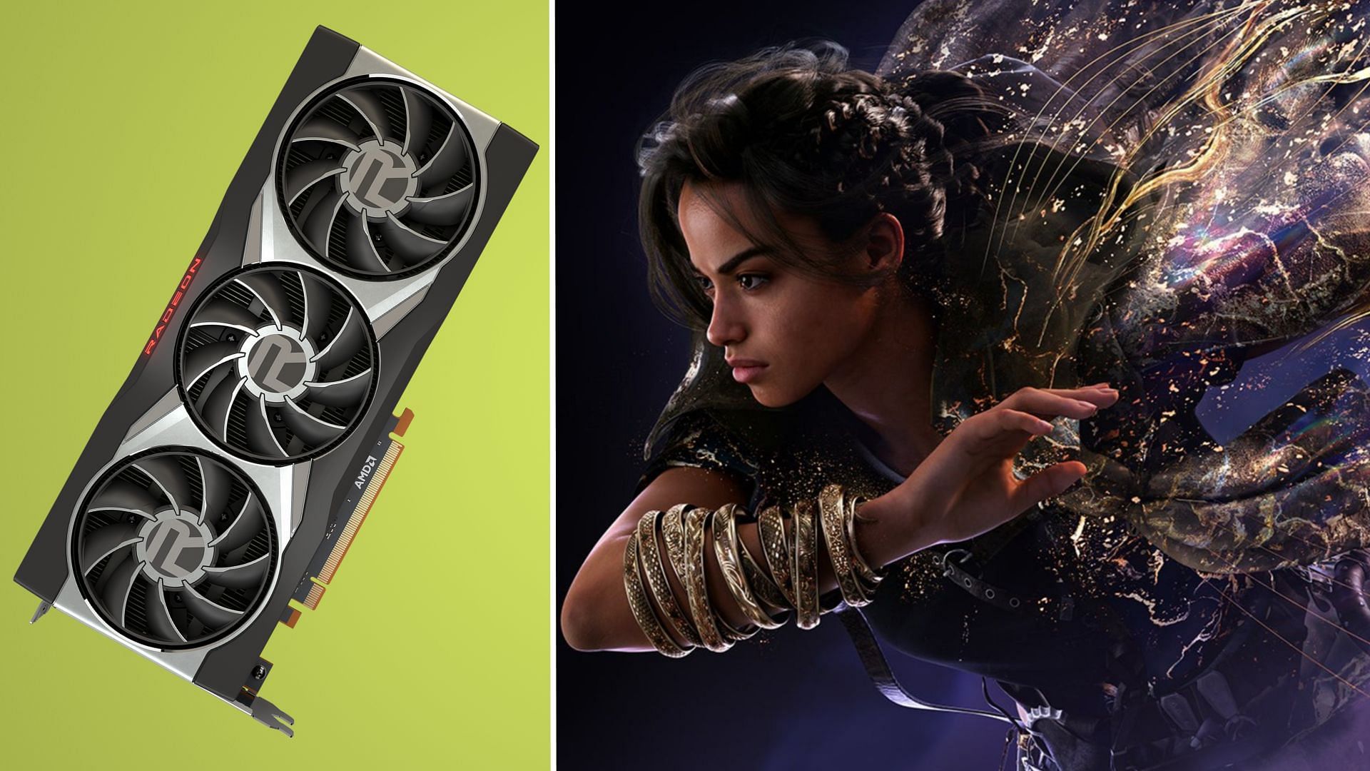 The AMD Radeon RX 6800 XT is one of the best cards for Forspoken (Image via Sportskeeda)