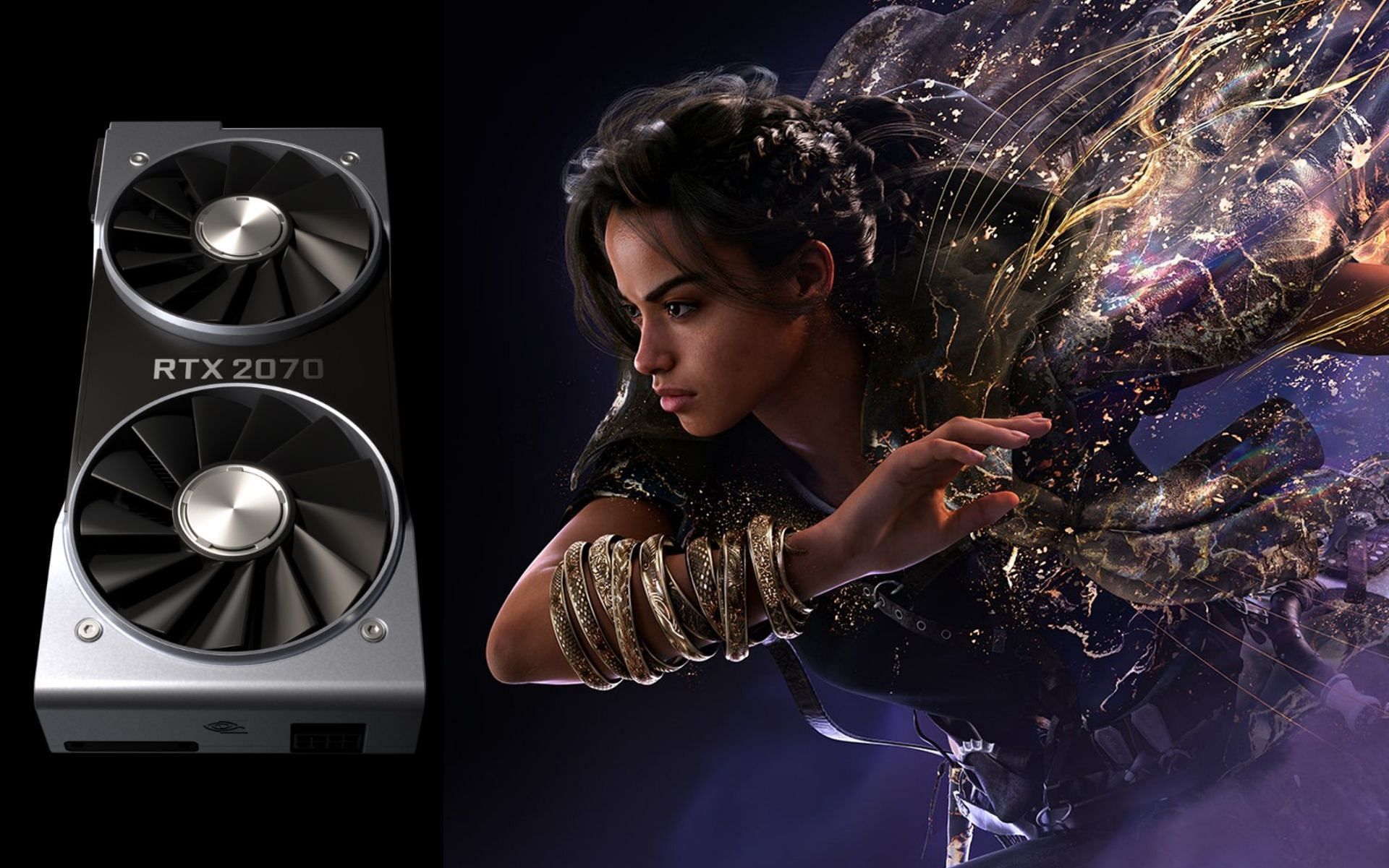 Best Forspoken graphics settings for the RTX 2070 and RTX 2070 Super revealed (Images via Square Enix and Nvidia)