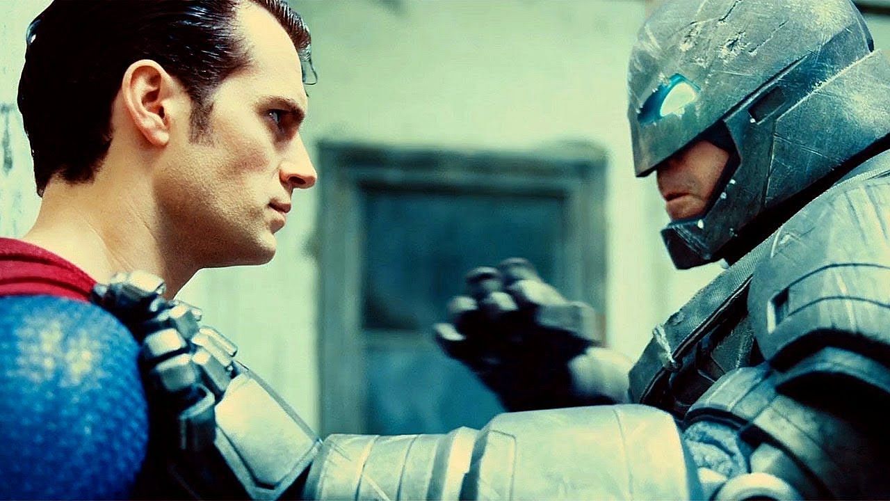 Two DC icons Batman and Superman go head to head in an epic battle (Image via Warner Bros)