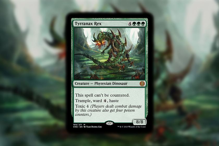 Magic The Gathering's Tyrranax Rex could be the next Carnage Tyrant in