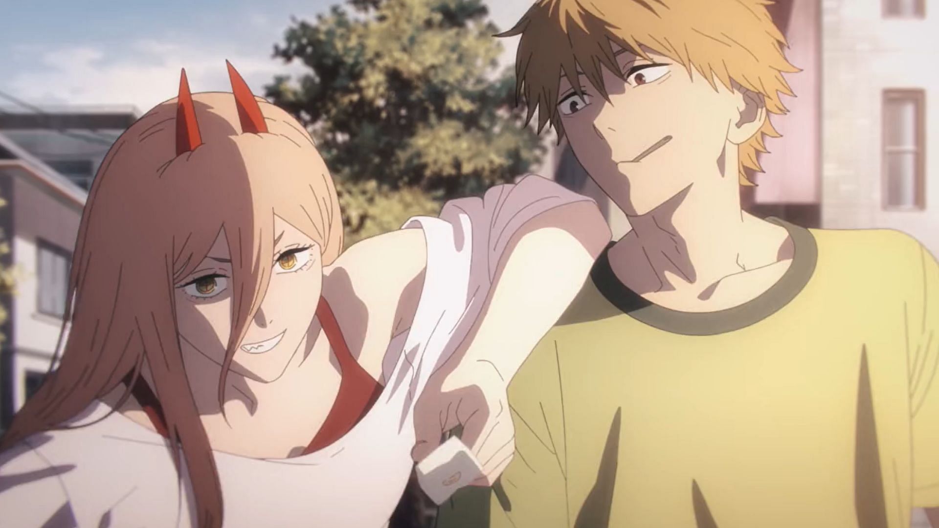 Power and Denji as seen in the anime (Image via MAPPA)